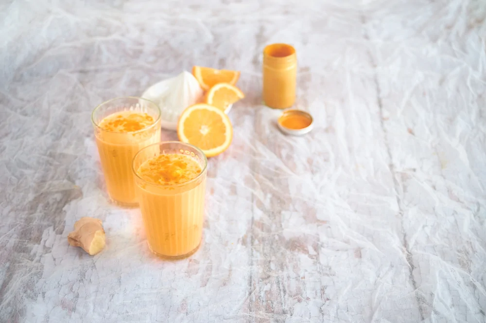 Try our golden glow smoothie for a skin-friendly boost